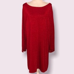 NY Collection metallic tunic dress